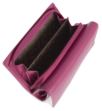 Paula RFID Leather Trifold Purse - Bascora