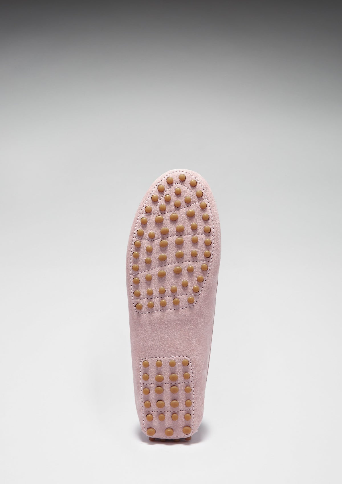Hugs & Co. Women's Ice Pink Suede Penny Driving Loafers