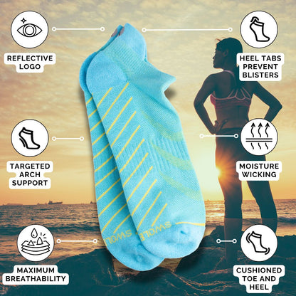 Performance Trainer Socks – Blue - Bascora