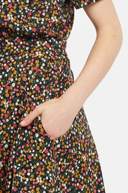 Perry Dippy Ditsy Print Mini Shirtdress - Bascora
