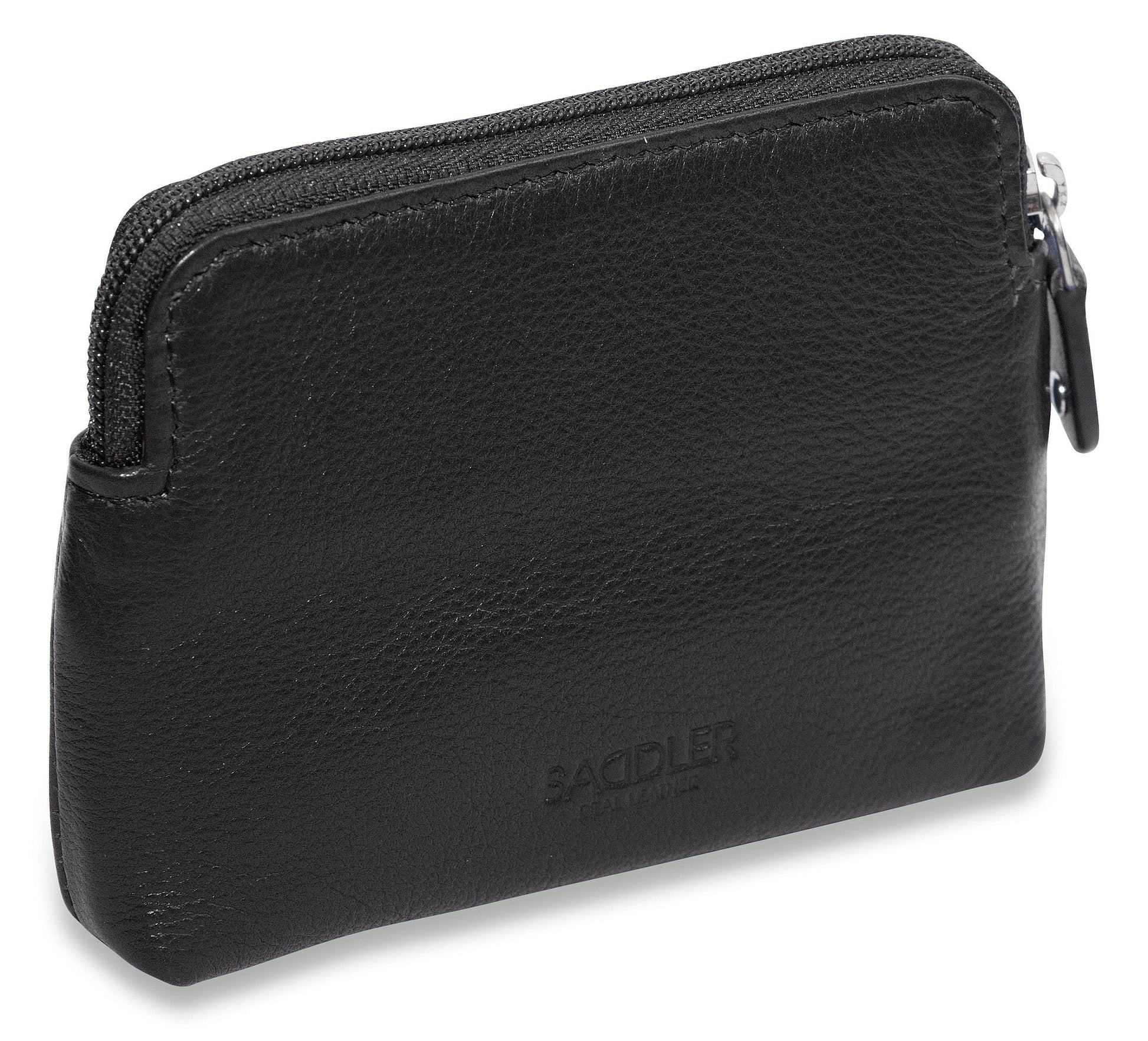 Pia RFID Leather Zip-Top Purse – Saddler - Bascora