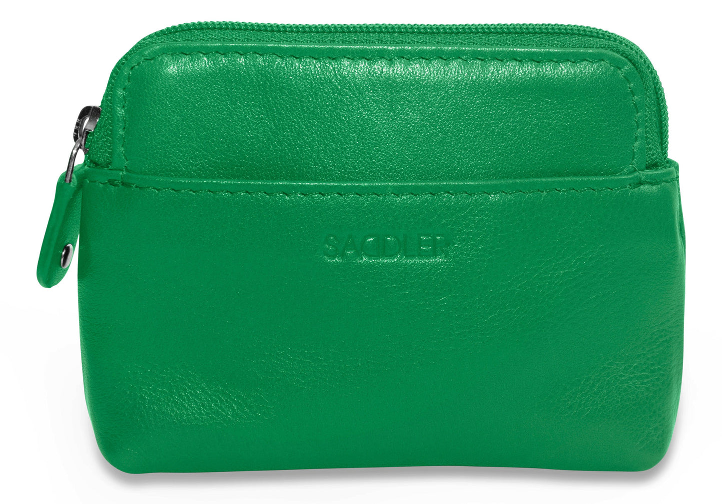 Pia RFID Leather Zip-Top Purse – Saddler - Bascora