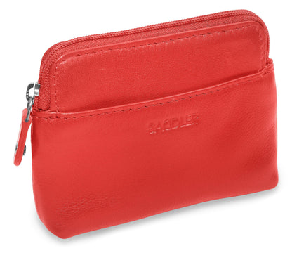 Pia RFID Leather Zip-Top Purse – Saddler - Bascora