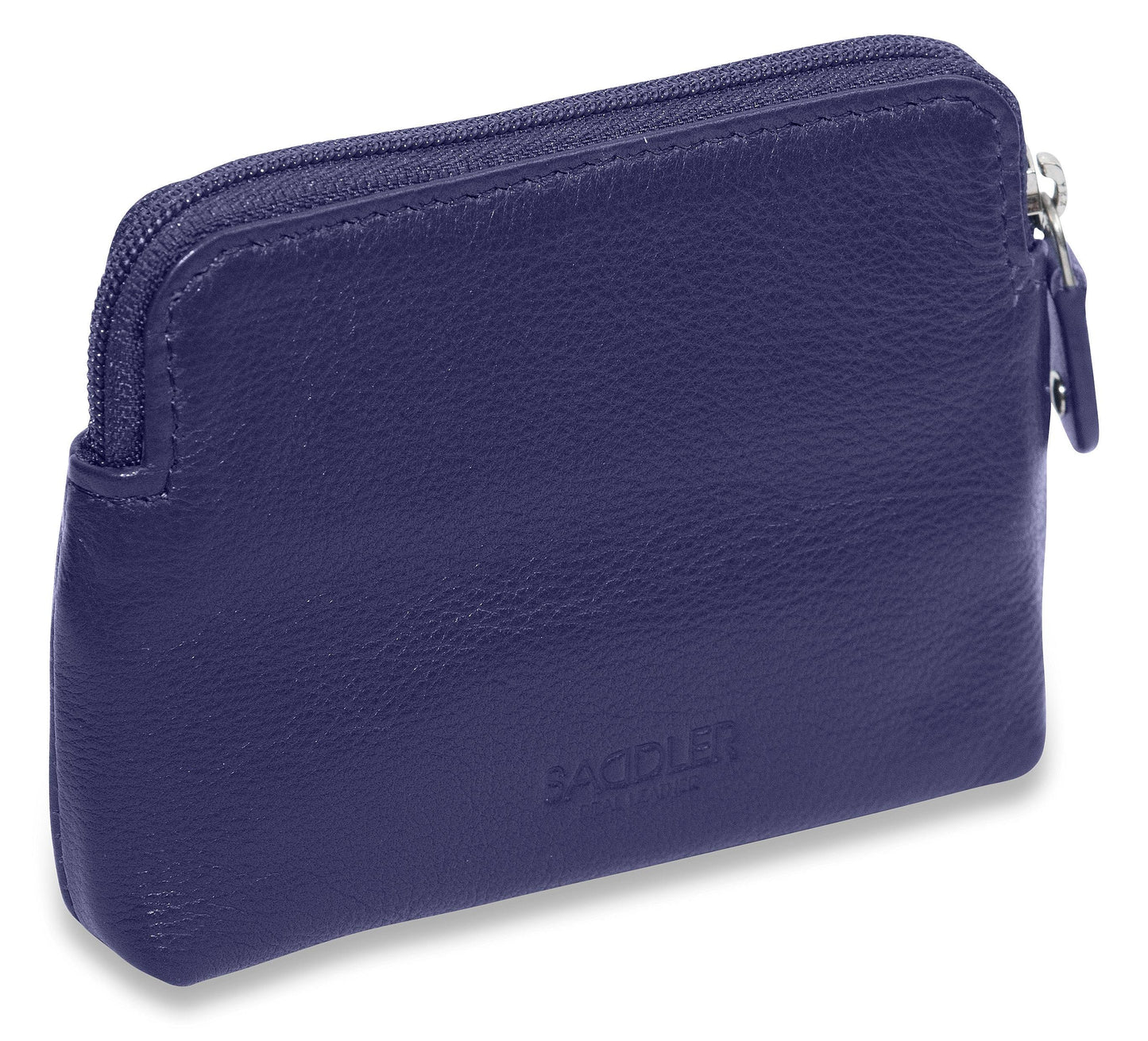 Pia RFID Leather Zip-Top Purse – Saddler - Bascora