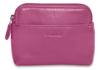 Pia RFID Leather Zip-Top Purse – Saddler - Bascora
