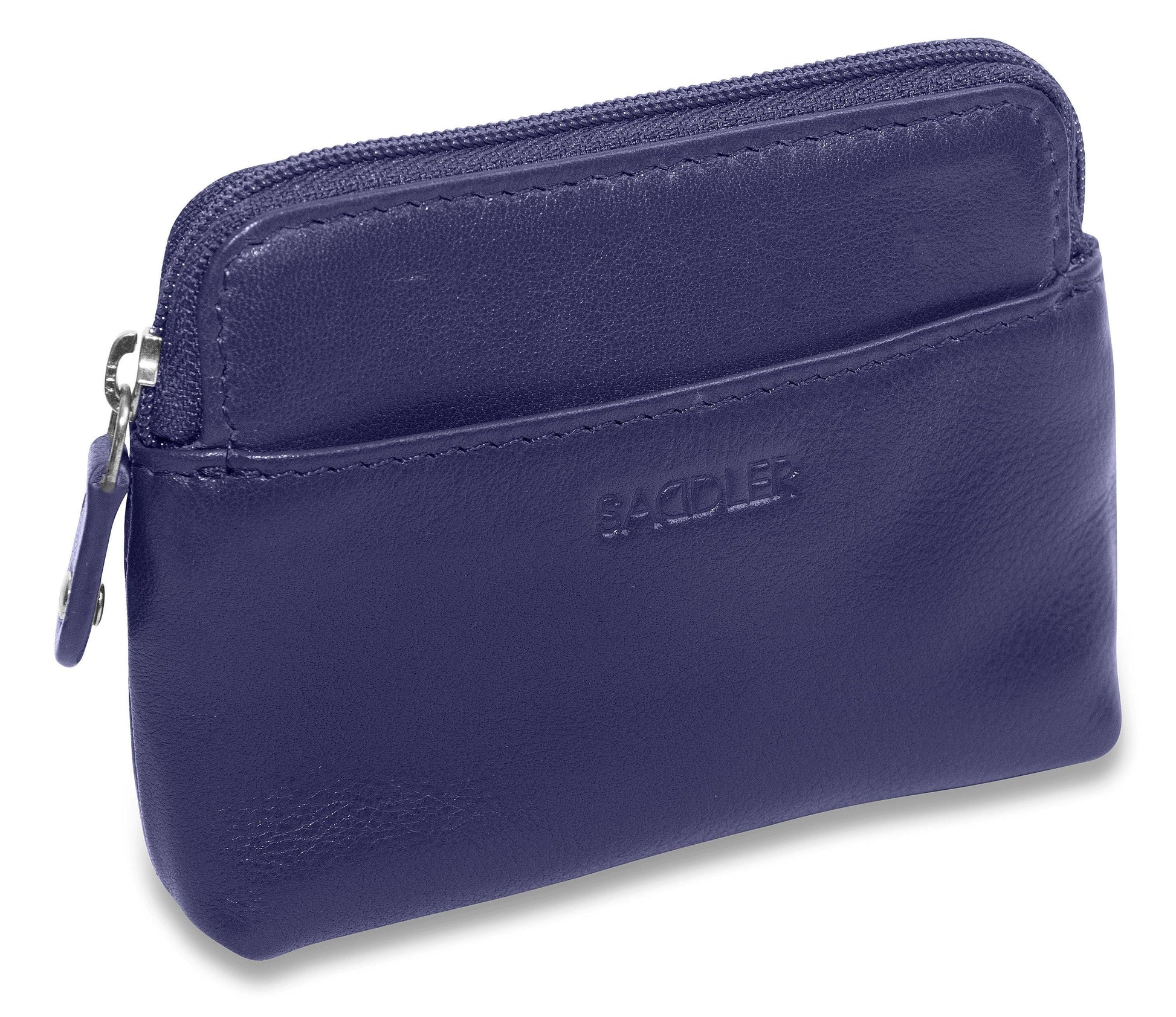 Pia RFID Leather Zip-Top Purse – Saddler - Bascora