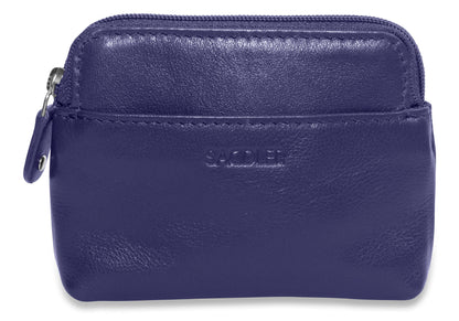 Pia RFID Leather Zip-Top Purse – Saddler - Bascora