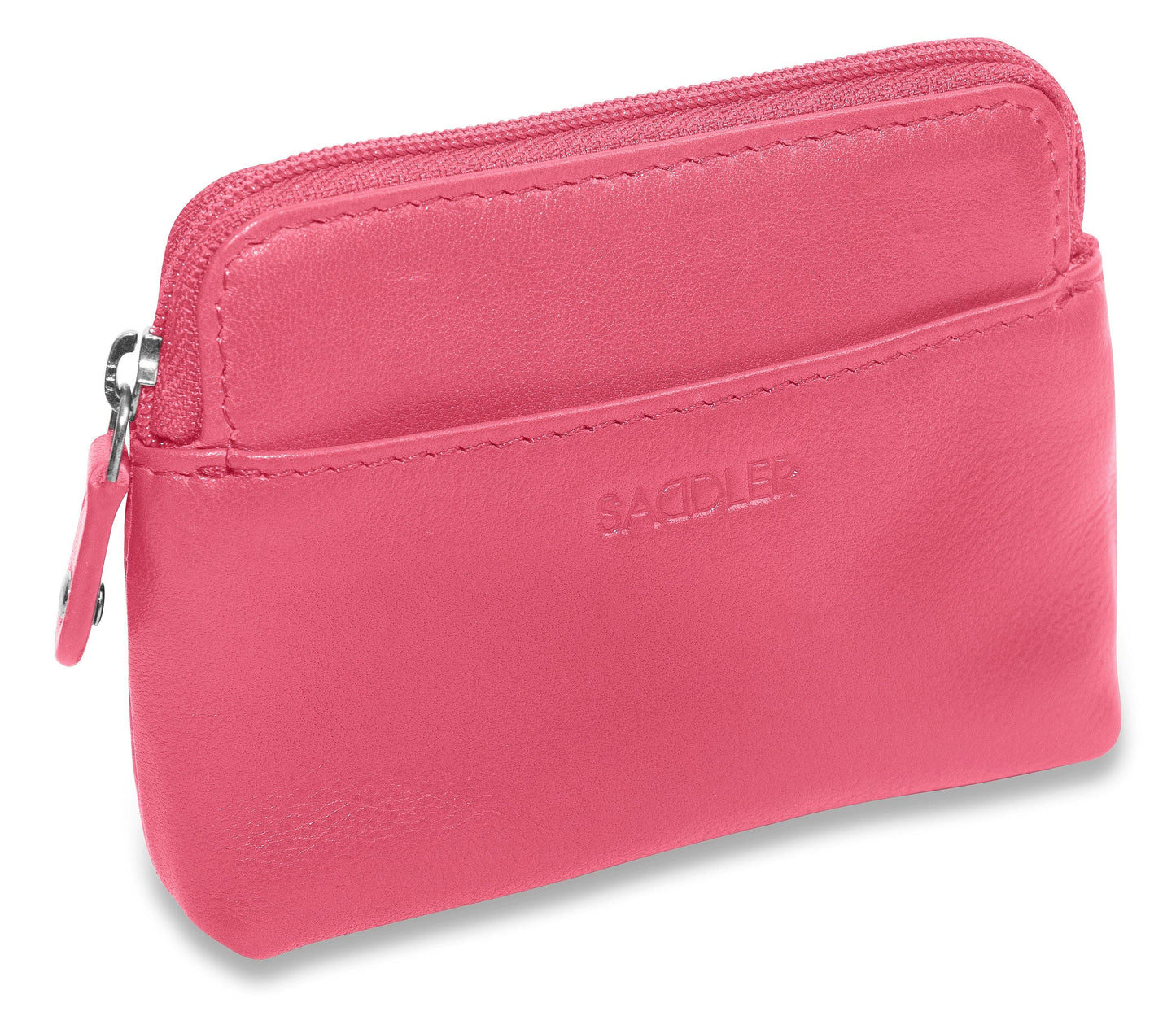 Pia RFID Leather Zip-Top Purse – Saddler - Bascora