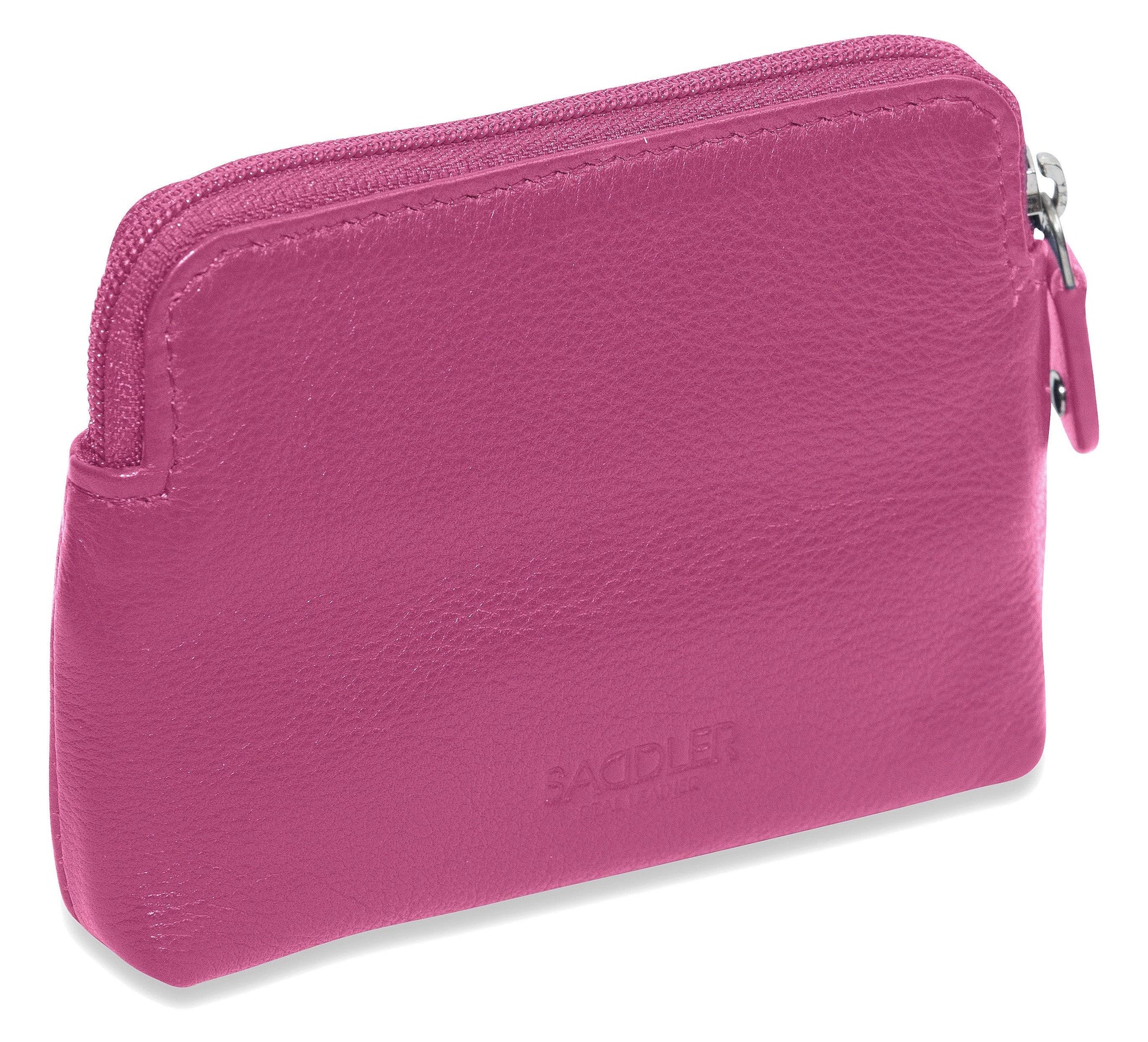 Pia RFID Leather Zip-Top Purse – Saddler - Bascora