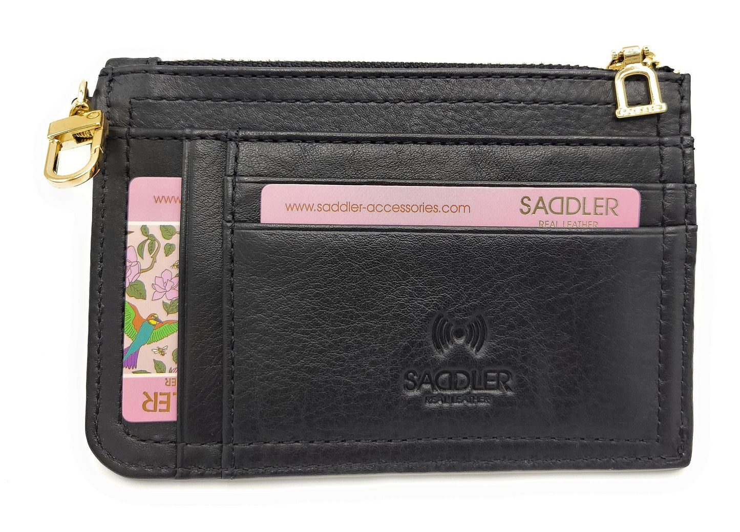 Piper Leather Top-Zip Card Holder – Saddler - Bascora