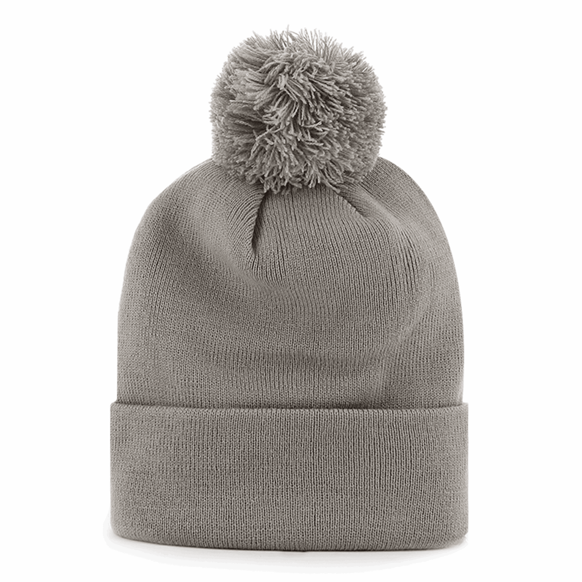 Pom Pom Grey Beanie - Bascora