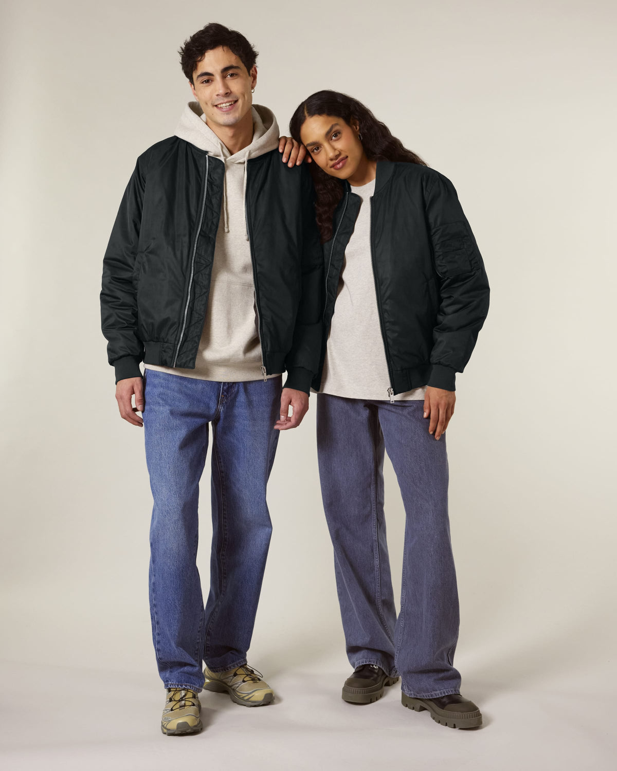 Recycled Bomber Jacket – Unisex - Bascora