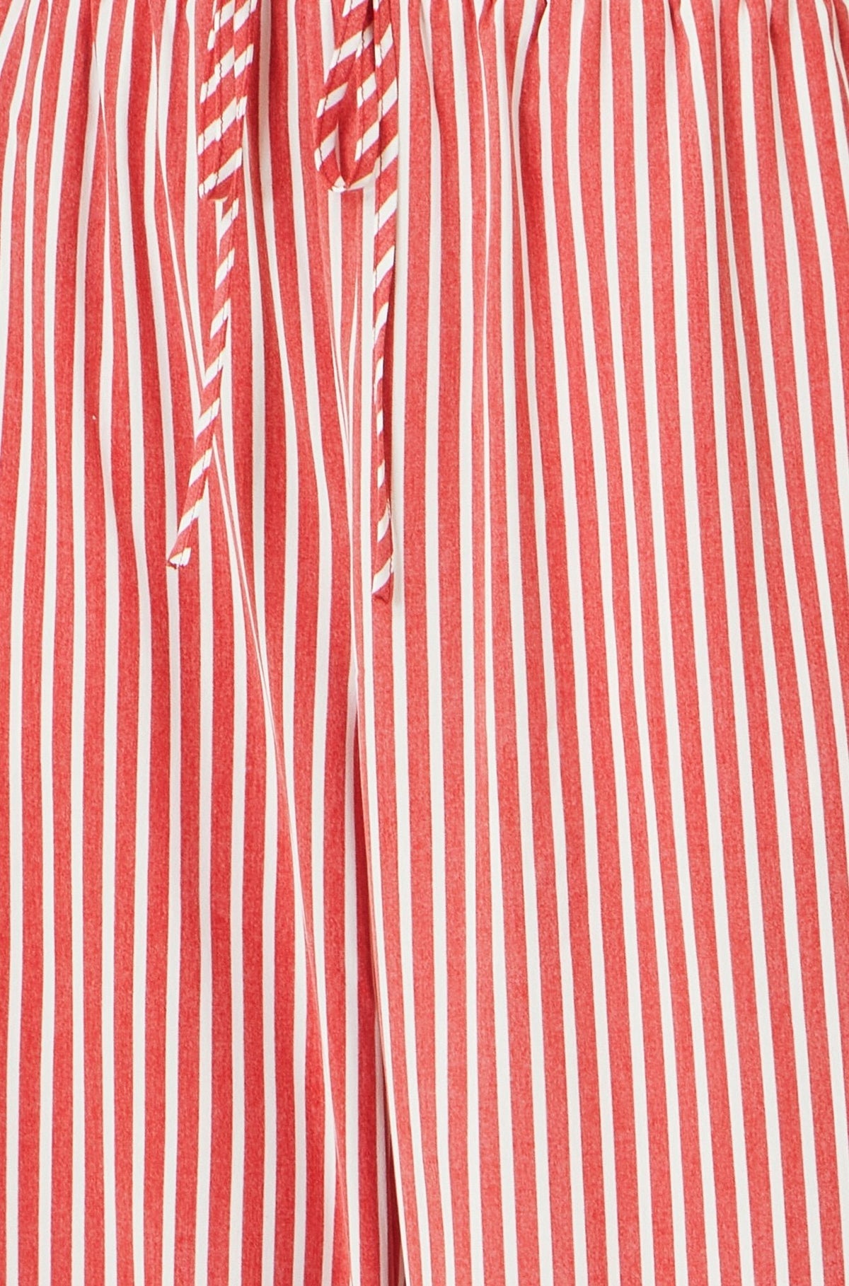 Red Stripe Relaxed Trousers - Bascora