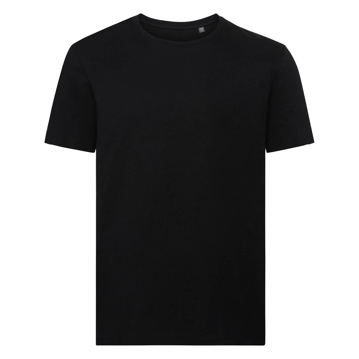black Russell Men's Pure Organic Tee | Bascora