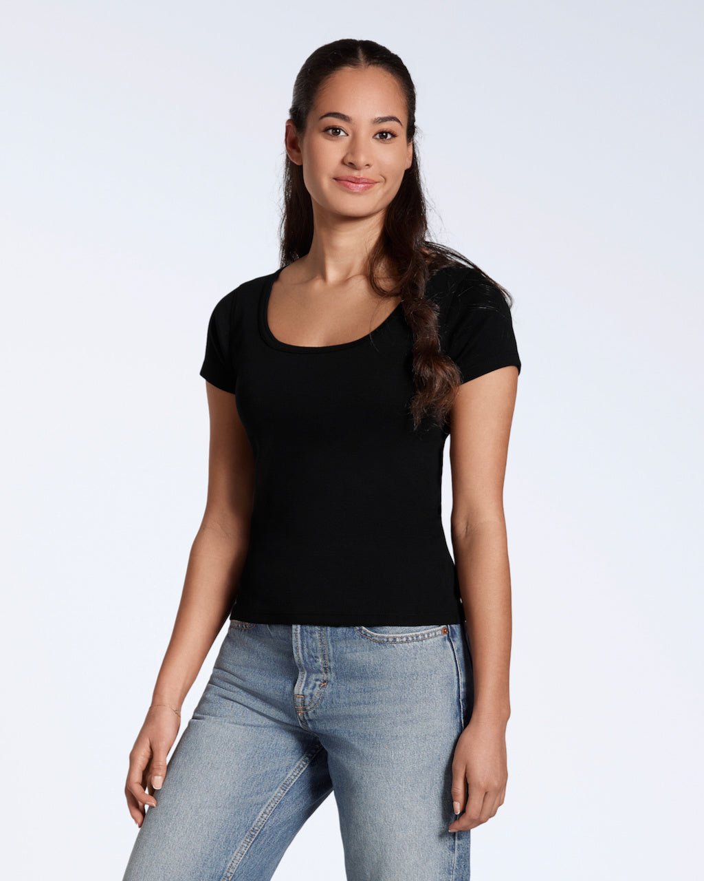 Scoop Neck Organic T-Shirt - Bascora