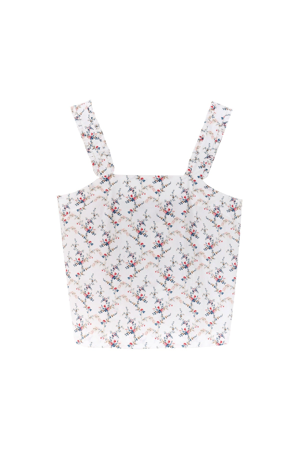 Siena Regency Print Strappy Tie Back Top - Bascora