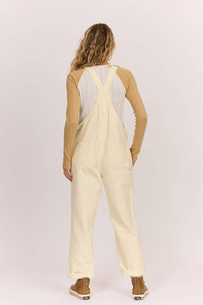Sisstr Kick Back Woven Relaxed Overall - Bascora