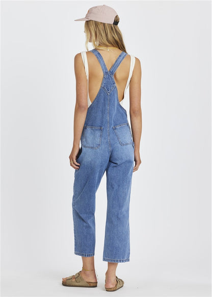 Sisstr Kick Back Woven Relaxed Overall - Bascora