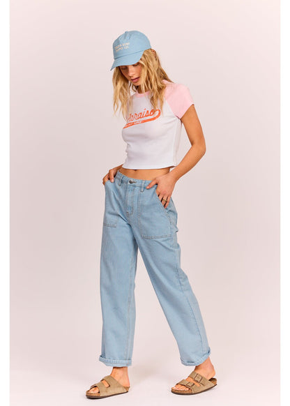 Sisstr Yours Truly Denim Cap - Bascora