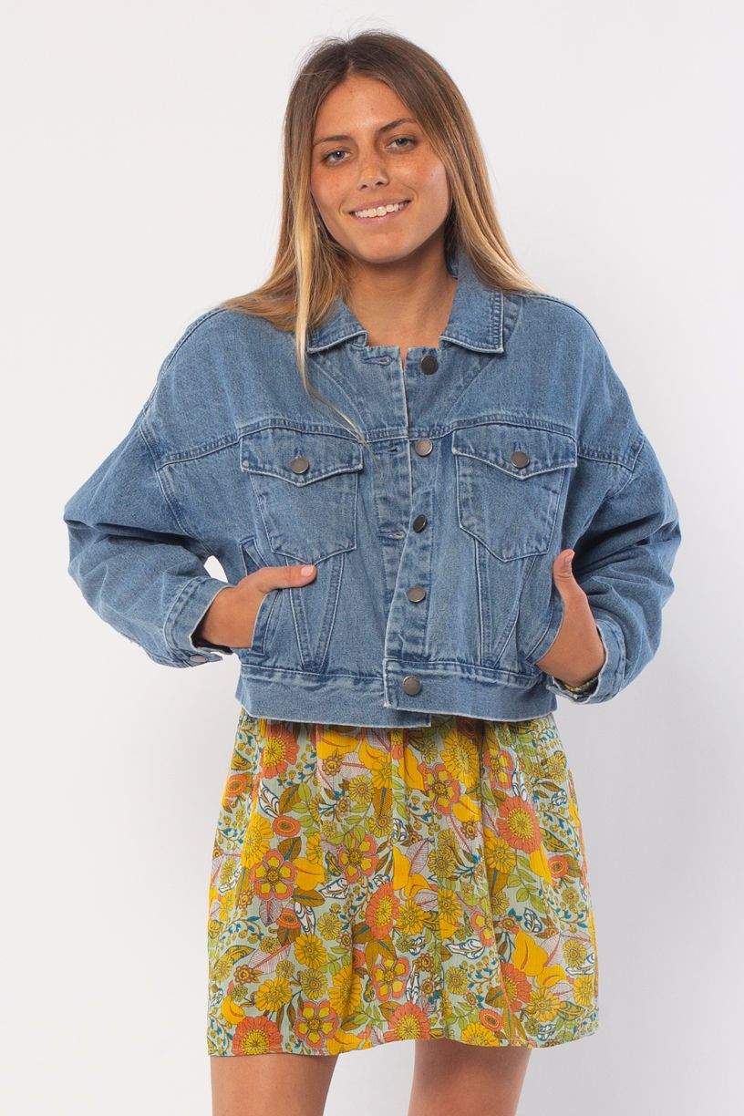 Sisstrevolution Coronado Denim Woven Jacket - Bascora