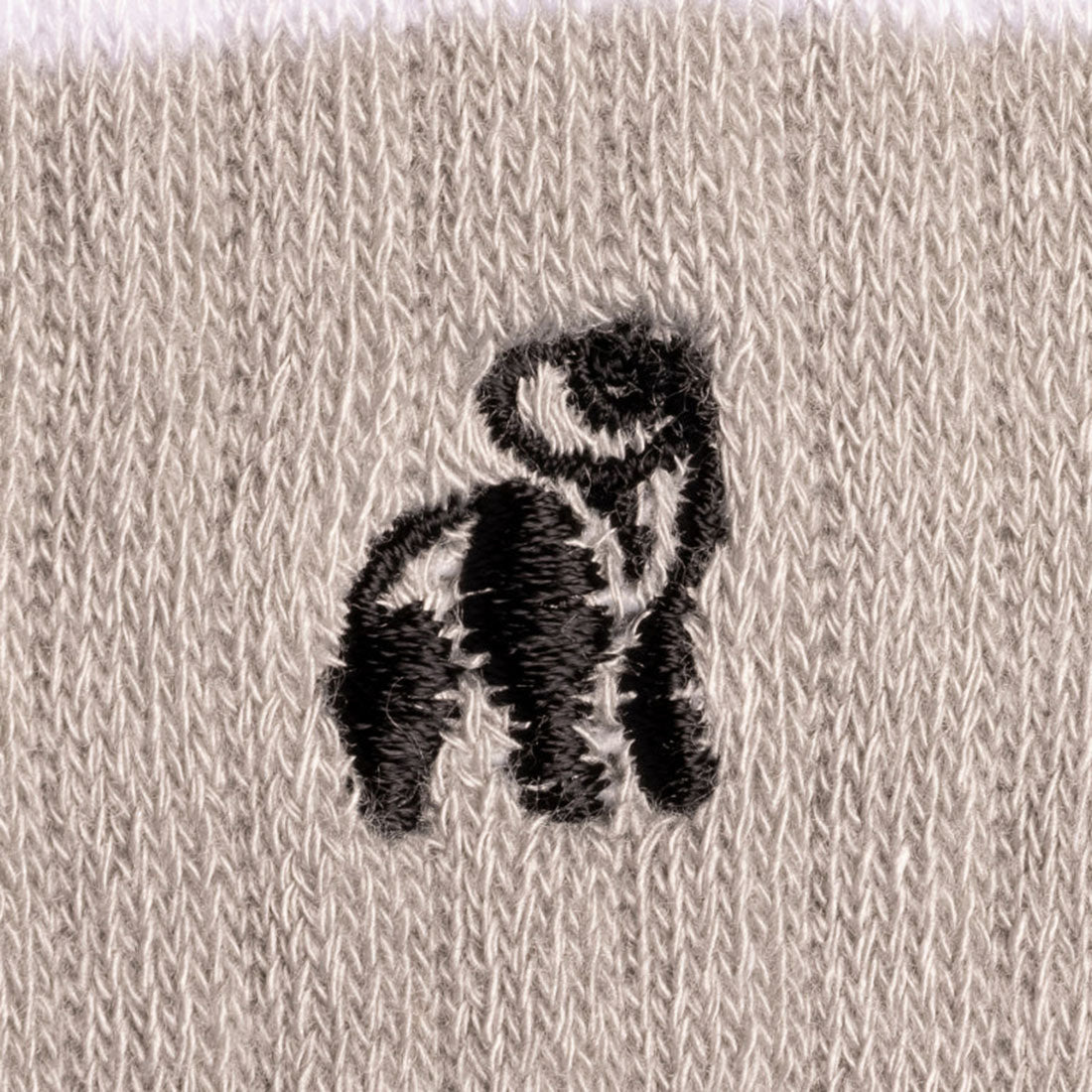 Swole Panda Light Grey Athletic Bamboo Blend Socks