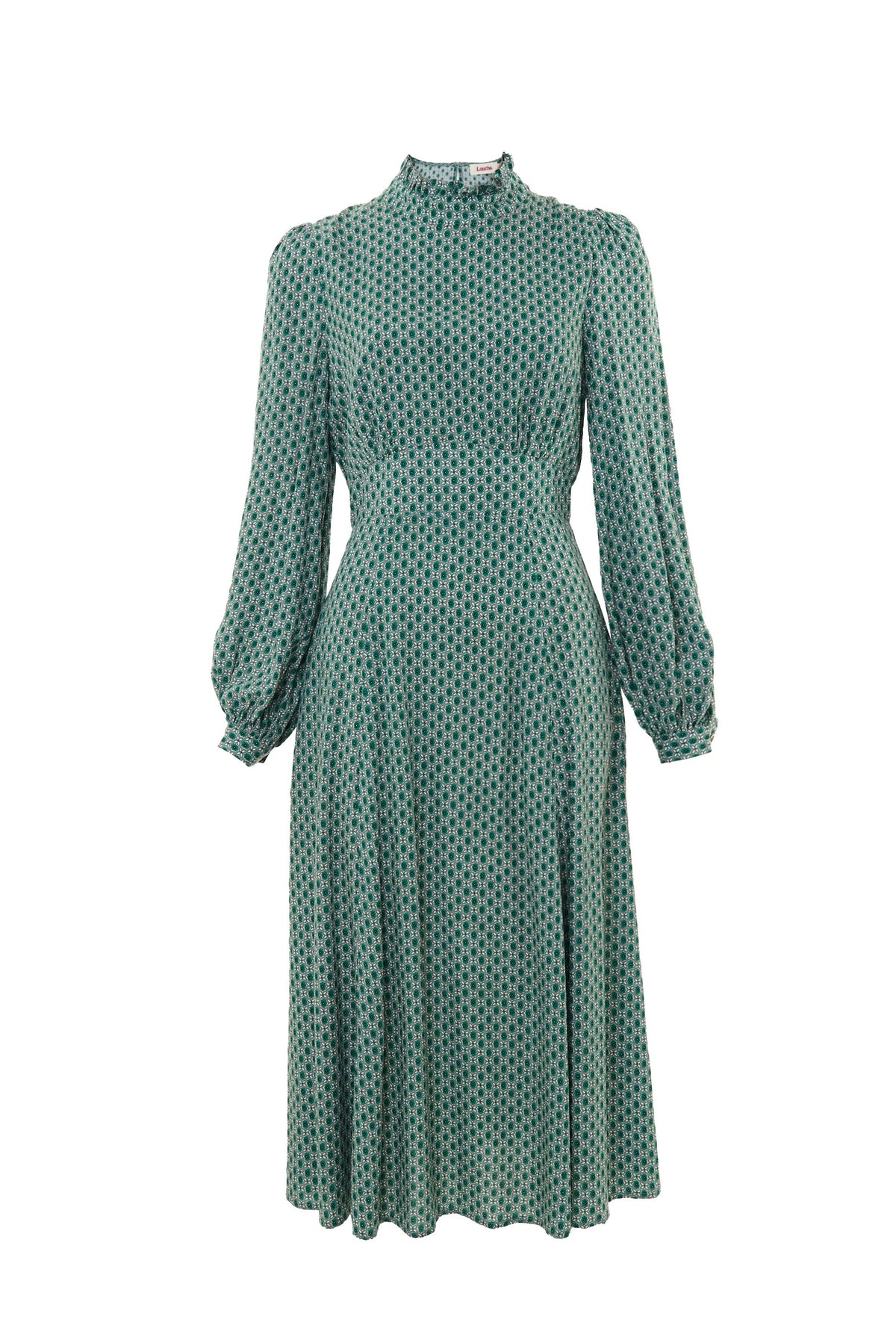 Sorrel Flower Tile Print Midi Dress | Louche