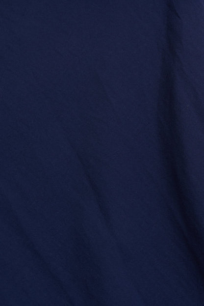 Soumia Jersey Bodice And Recycled Cotton Skirt Midaxi Dress - Navy - Bascora