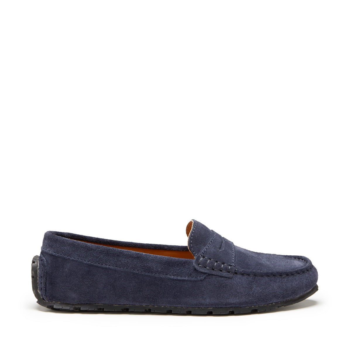 Hugs & Co. Women's Navy Blue Suede TS1 Penny Loafers