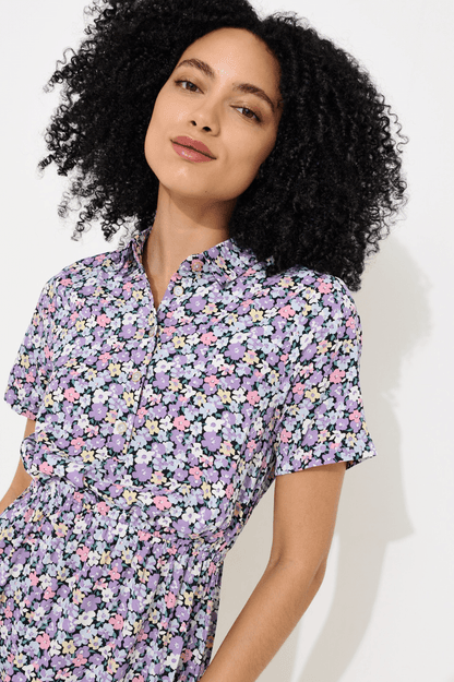 Stanley Multi Pansy Dress - Bascora