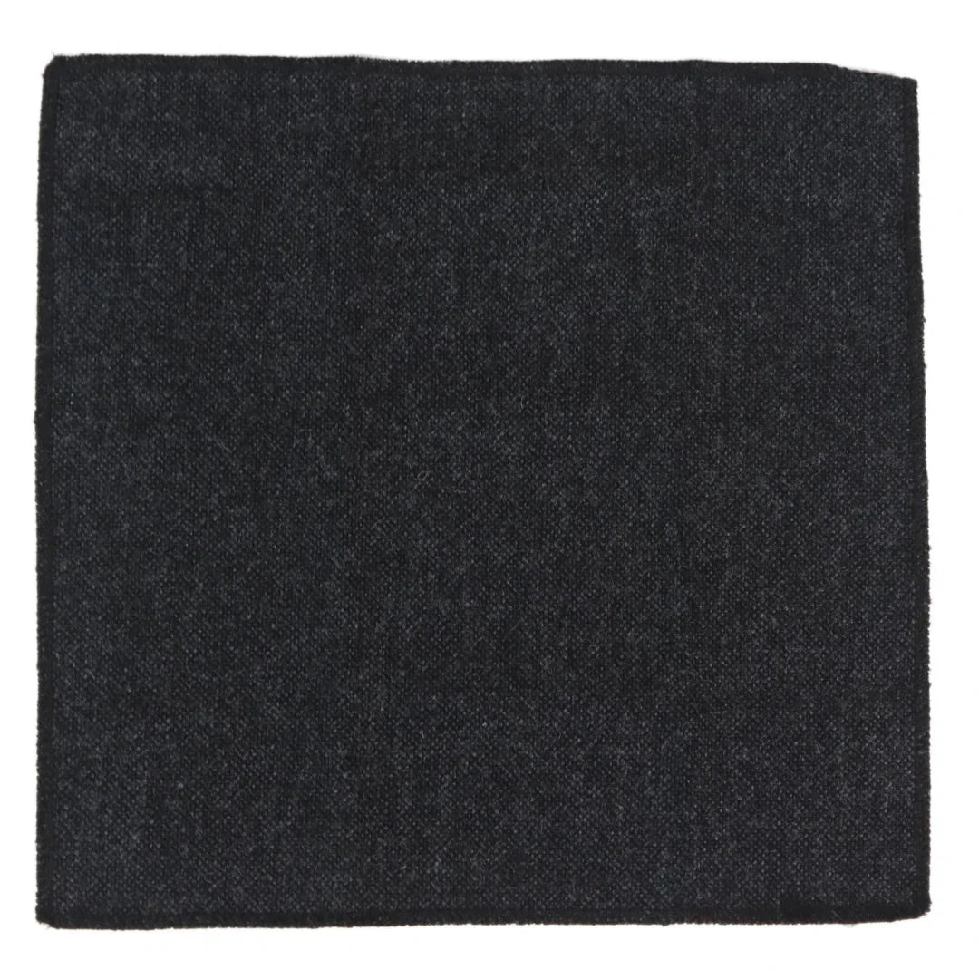 Men's Tweed Black Gatsby Peaky Blinders Tie & Hankie Set by TruClothing