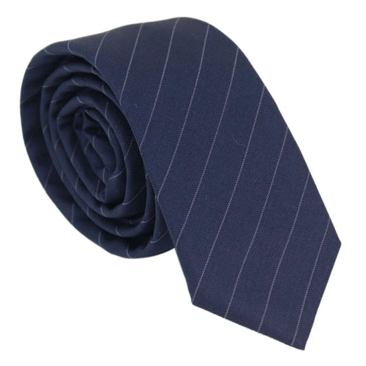 Men's Pin Stripe Gatsby Peaky Blinders Tie & Hankie Set by TruClothing
