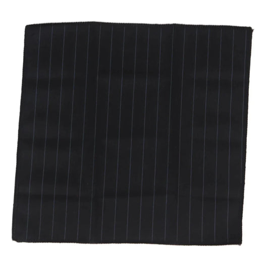 Men's Black Pin Stripe Gatsby Peaky Blinders Tie & Hankie Set by TruClothing