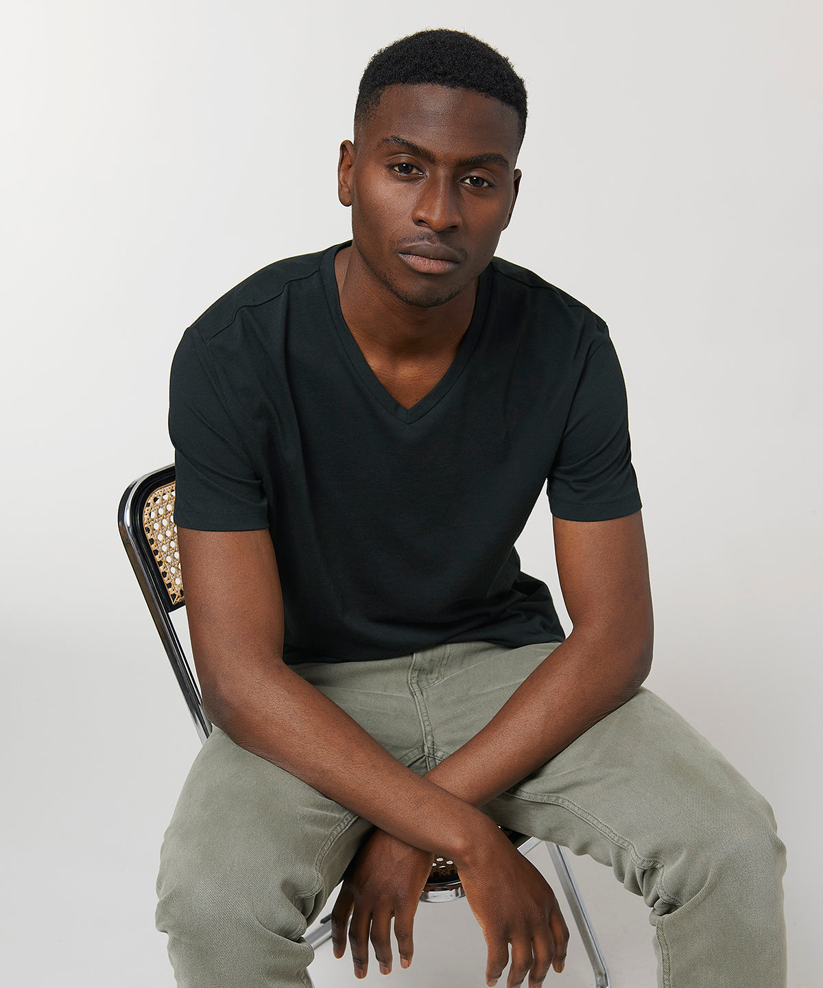 Organic V-Neck T-Shirt for Everyday Wear
