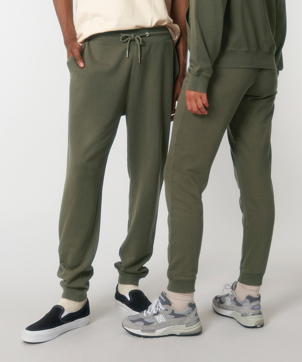 Earth Wardrobe Organic Cotton Vintage Jogger Pants: Unisex