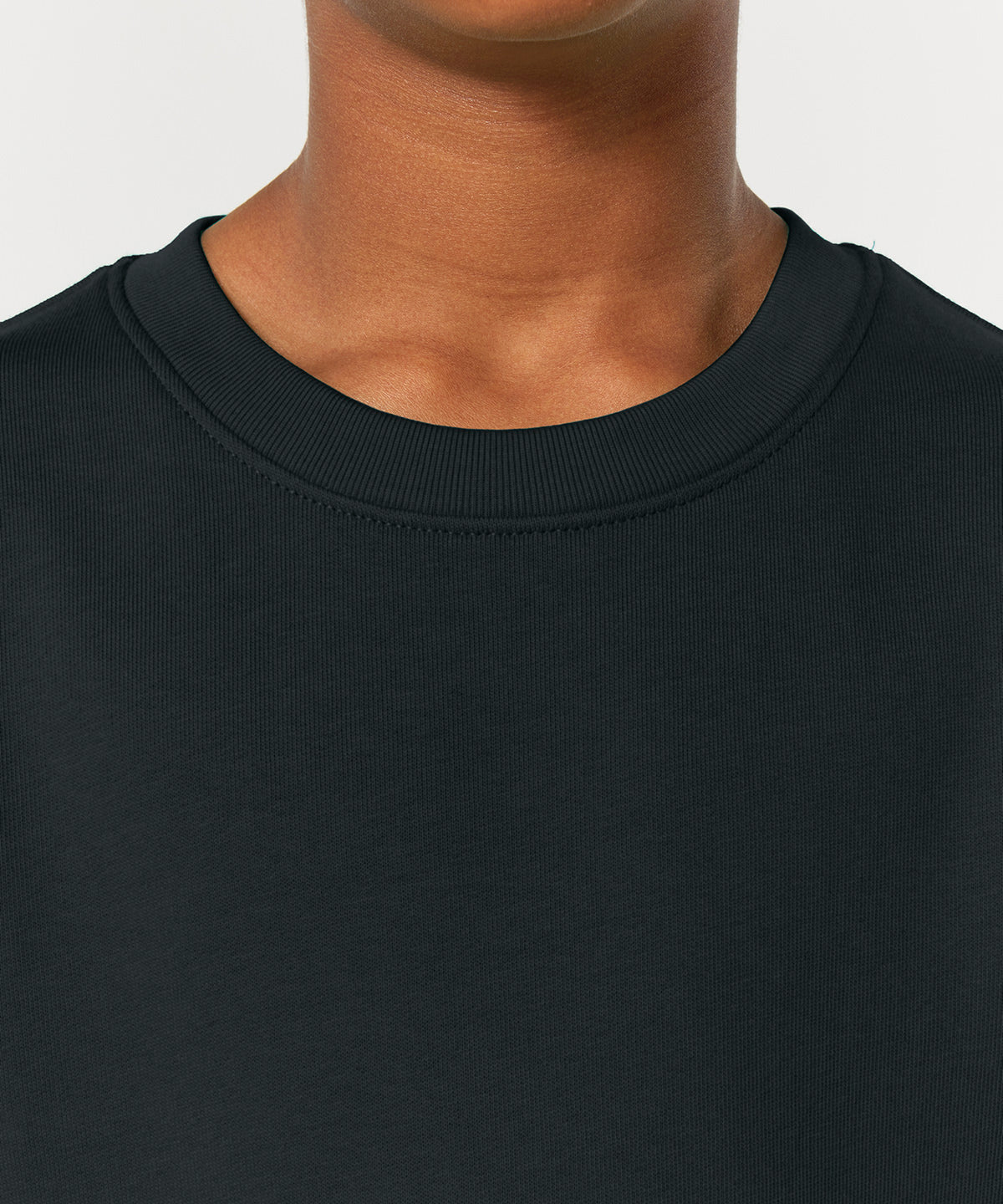 Sudadera orgánica con cuello redondo para niños