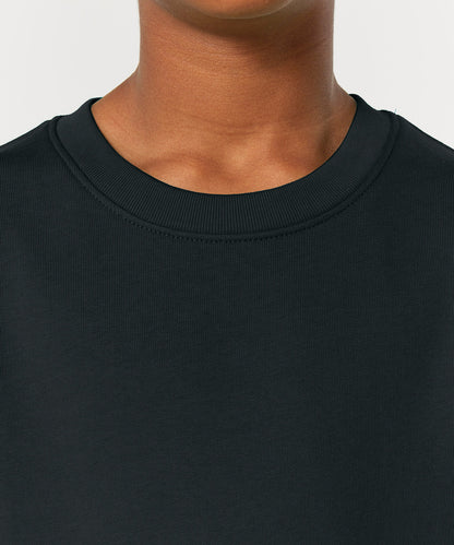 Sudadera orgánica con cuello redondo para niños
