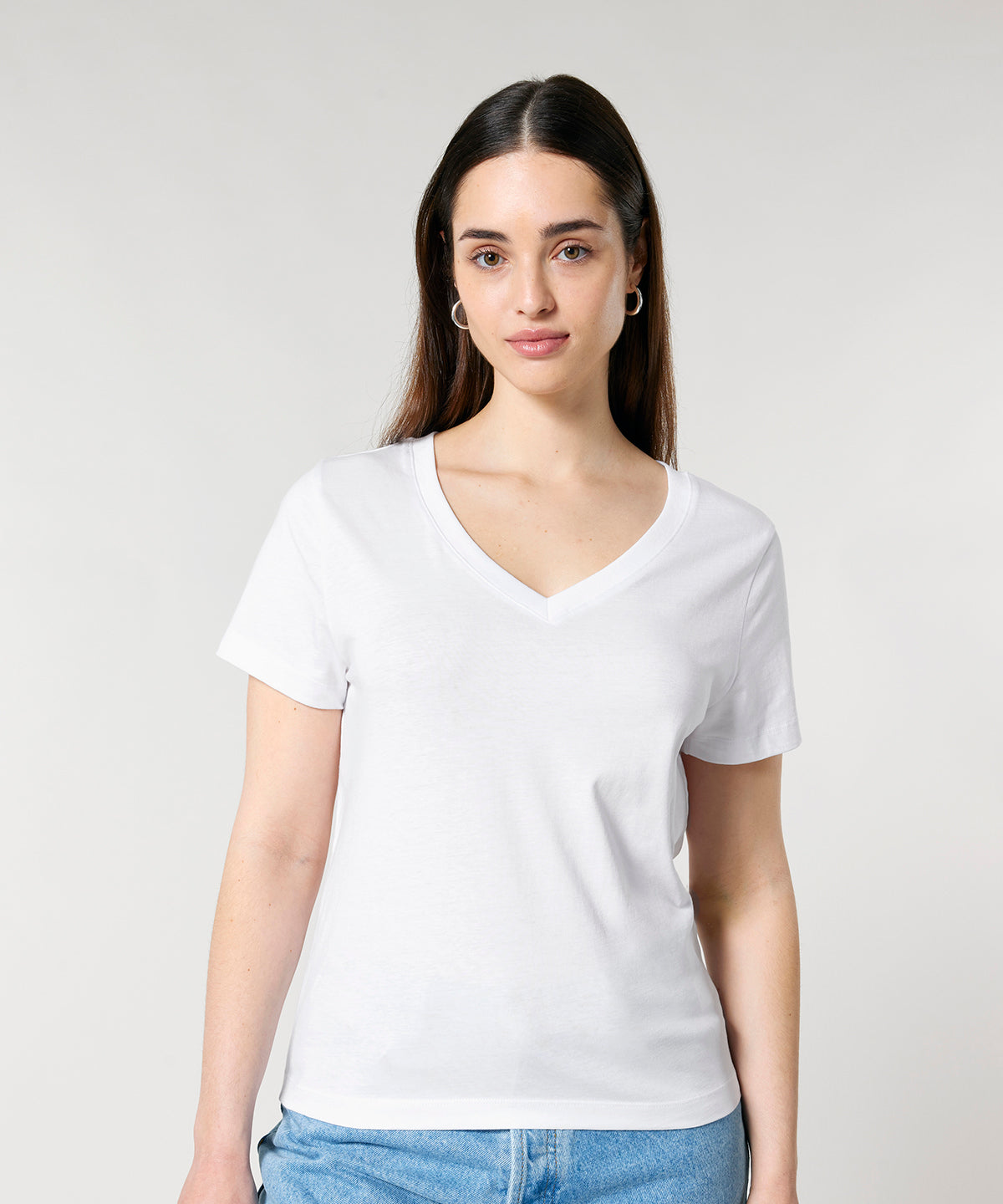 Organic Colours V-Neck T-Shirt for Women