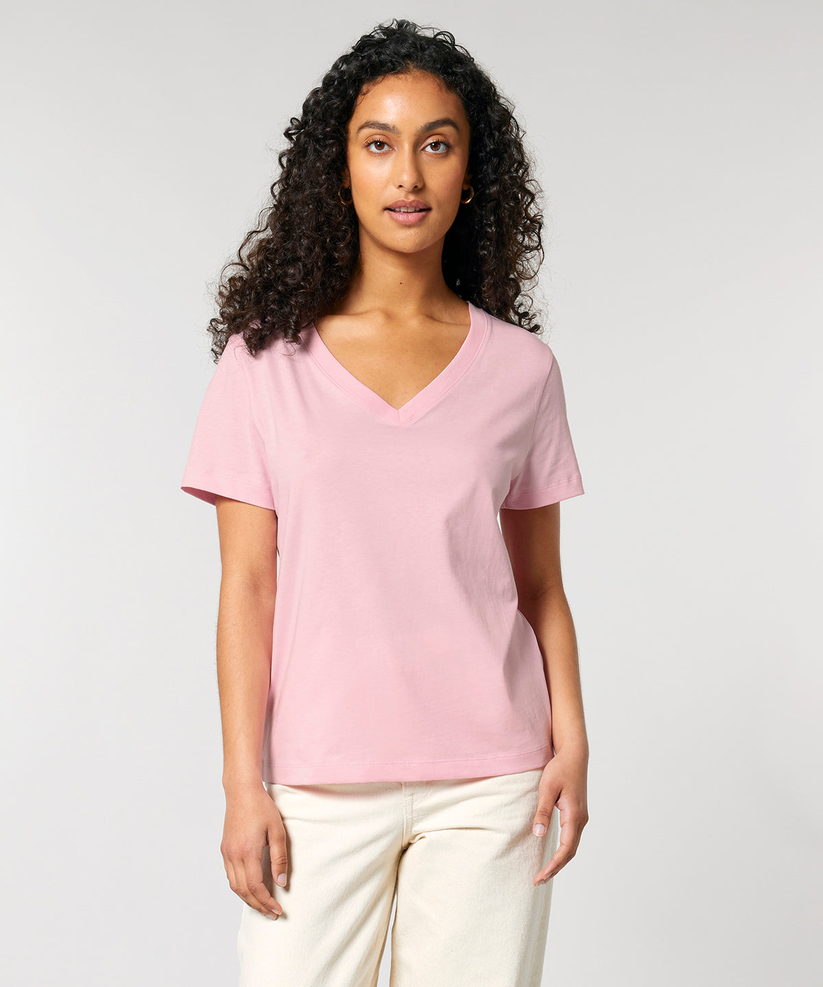 Organic Colours V-Neck T-Shirt for Women