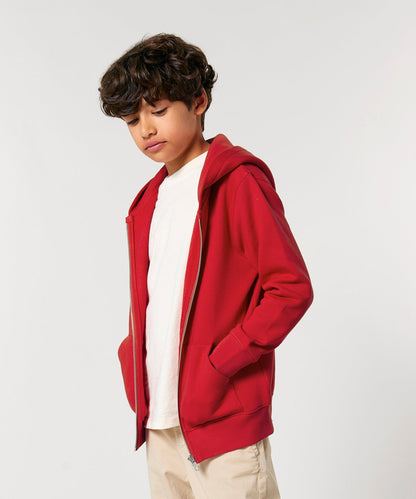 Sudadera con capucha y cremallera para niños Organic Colours