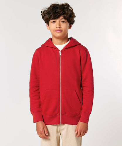 Sudadera con capucha y cremallera para niños Organic Colours