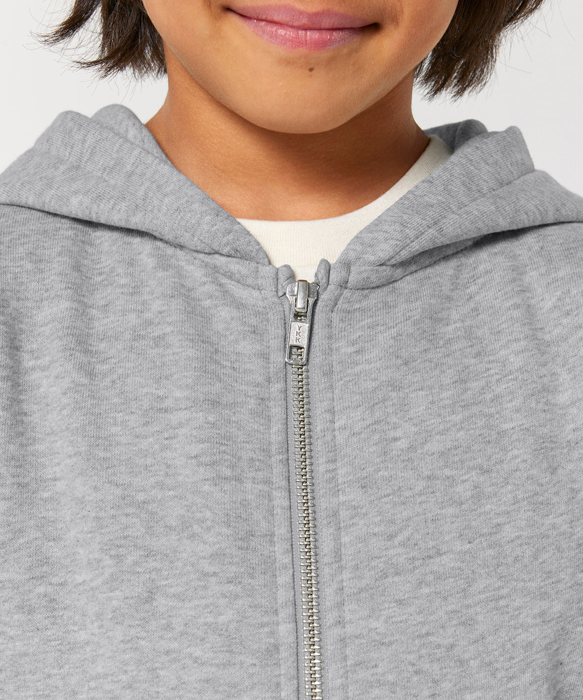 Sudadera con capucha y cremallera para niños Organic Colours