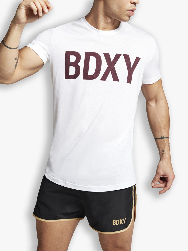 The Actor Logo T-shirt | White - Bascora