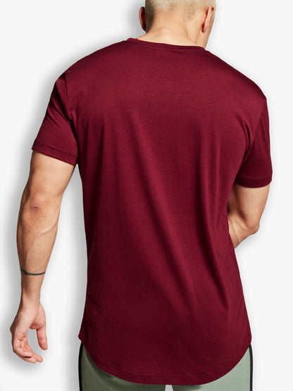 The Actor T-Shirt – Burgundy - Bascora