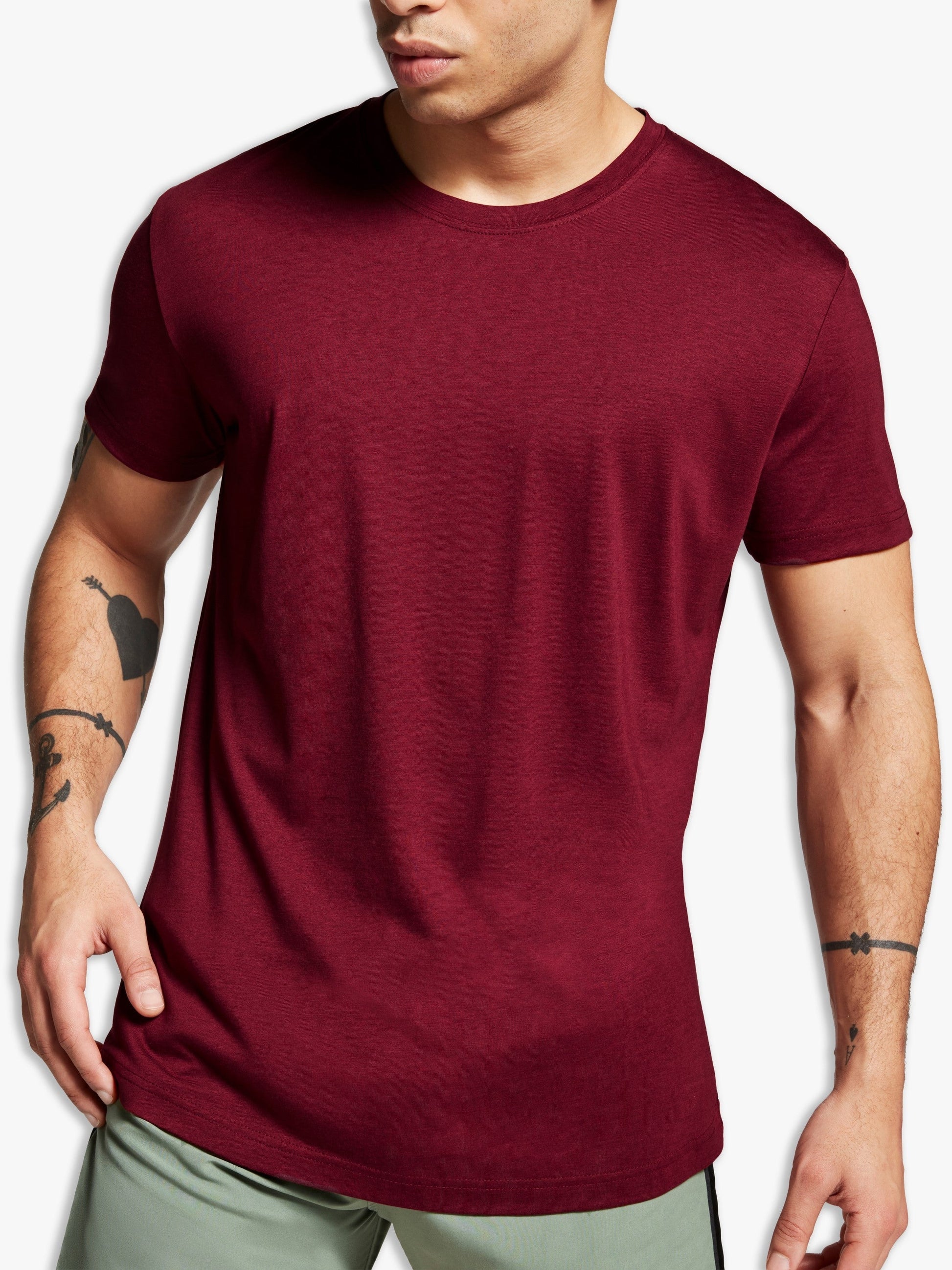 The Actor T-Shirt – Burgundy - Bascora