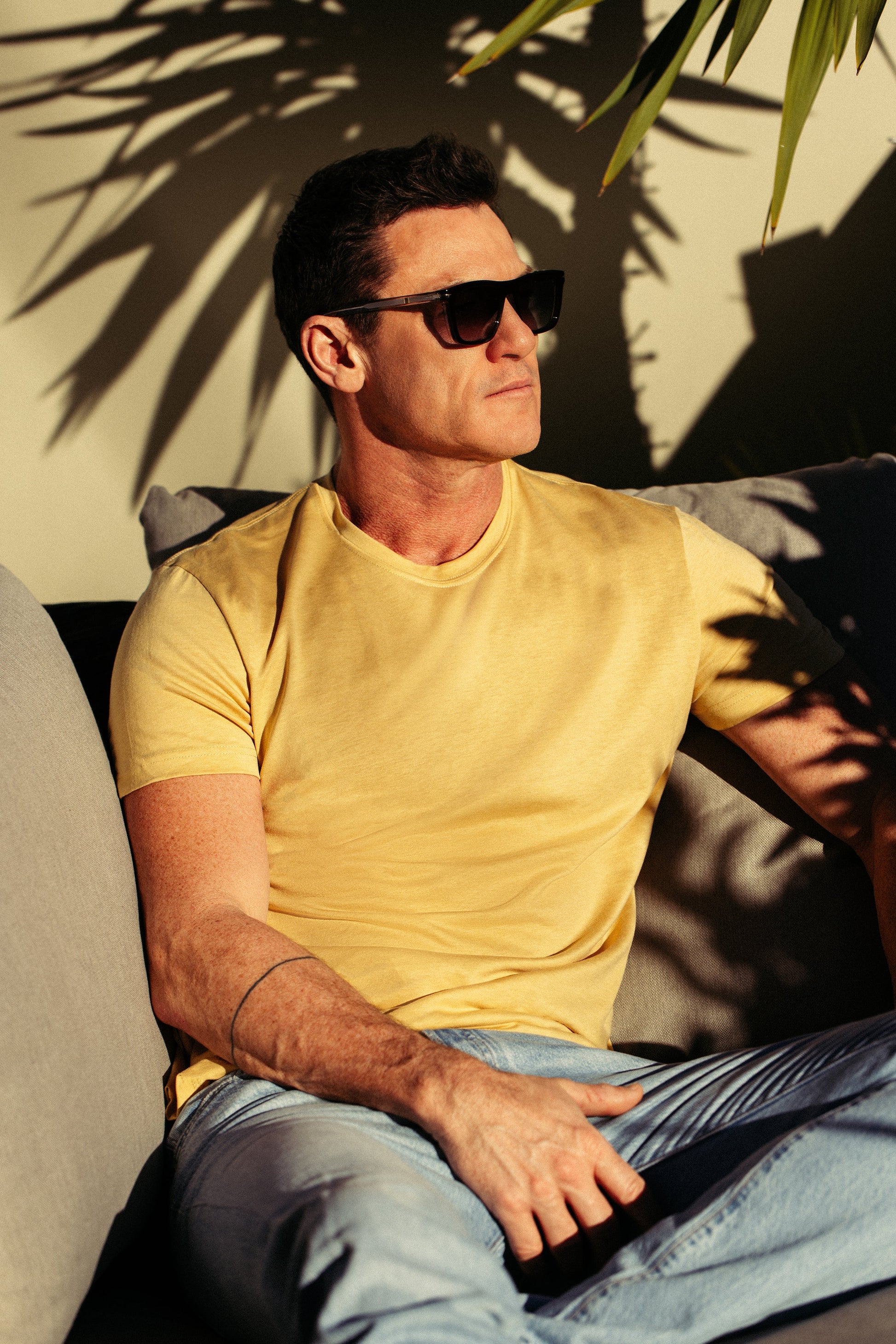 The Actor T-Shirt – Sand - Bascora