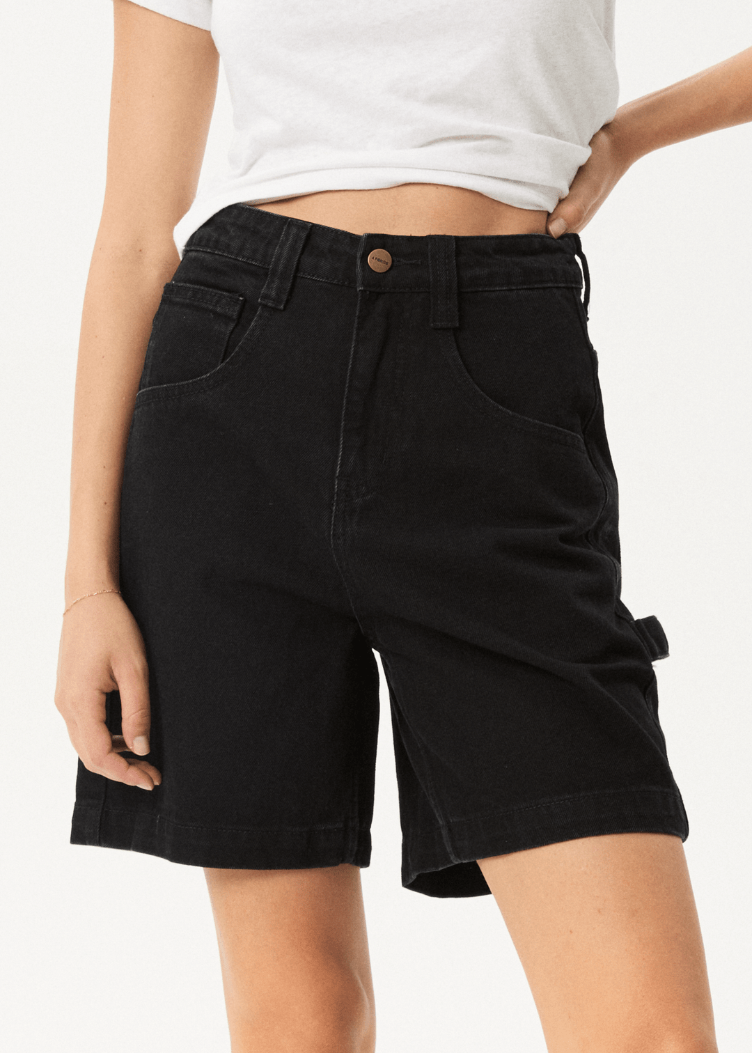 Afends Emilie Denim Workwear Short