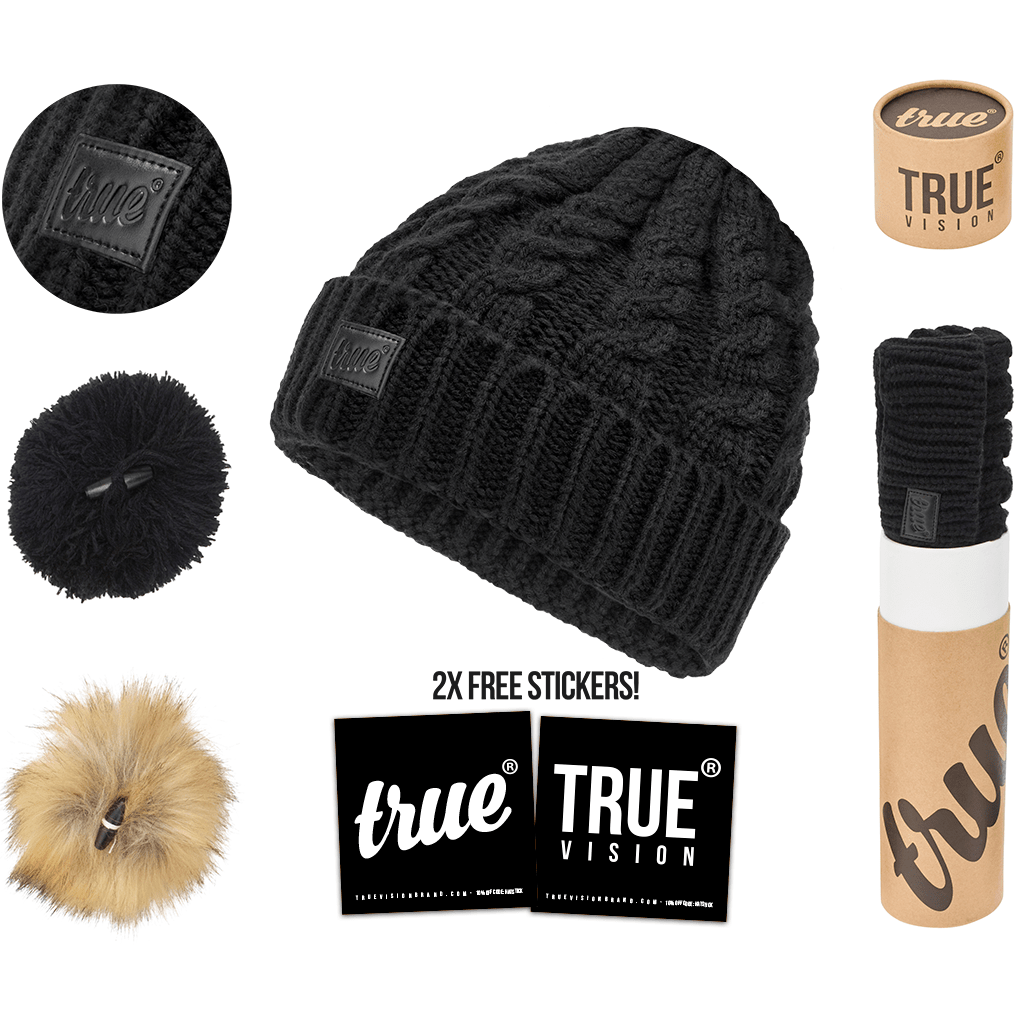 Bobble Beanie Hat – Knit Winter Hat