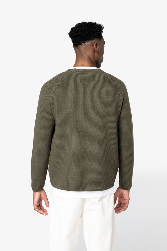 The Chunky Knit Sweatshirt – Organic & Recycled - Bascora