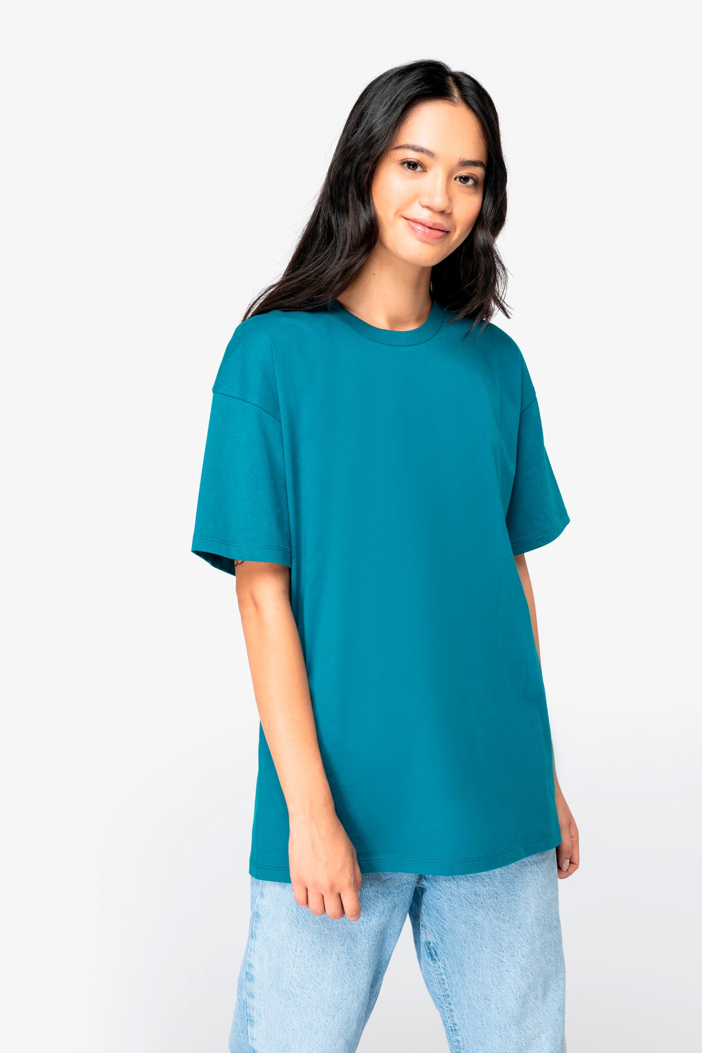 The Dropped Shoulder Tee – Unisex Organic Cotton - Bascora