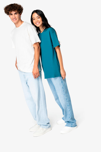 The Dropped Shoulder Tee – Unisex Organic Cotton - Bascora